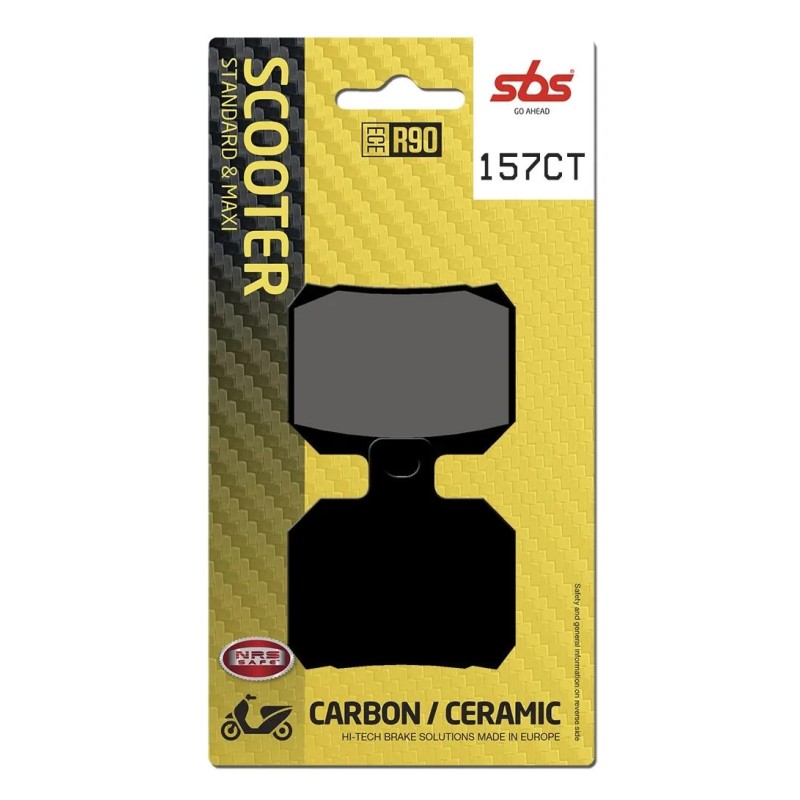 CT Scooter Carbon Tech Organic Brake Pads