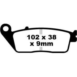 SFA Series Organic Scooter Brake Pads