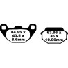SFA Series Organic Scooter Brake Pads