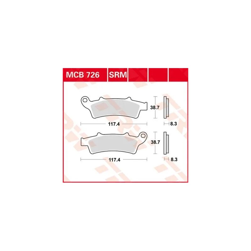 SRM Series Sindered Scooter Brake Pads