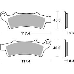 MS Scooter Maxi Sintered Brake Pads