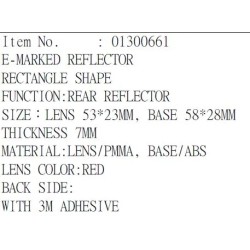 Reflector Taillights