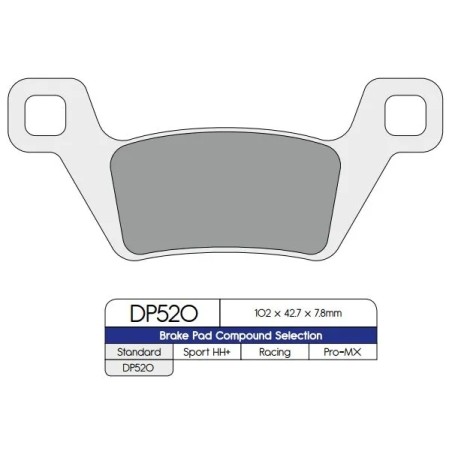 Standard Sintered Metal Brake Pads