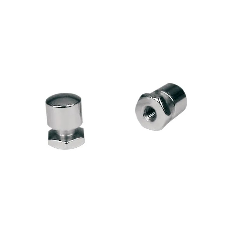 Chrome Seat Bolts and Mounting Nuts
