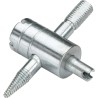 Outil de réparation de valve de pneu 4 en 1