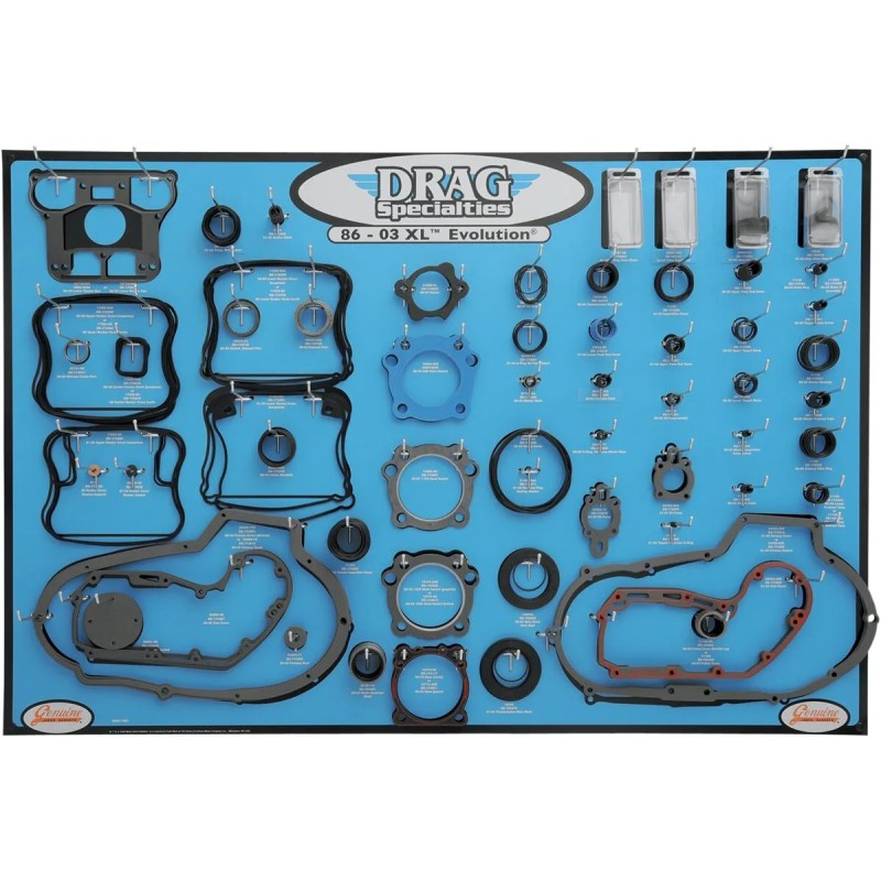 Présentoir pour joints et joints toriques, pour moteurs Evolution XL 86-03