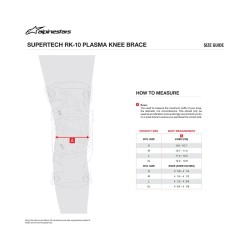 Orthèses de genou Supertech RK-10 Plasma