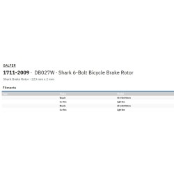 Shark 6-Bolt Bicycle Brake Rotor