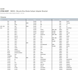 Support adaptateur d'étrier de frein à disque pour vélo