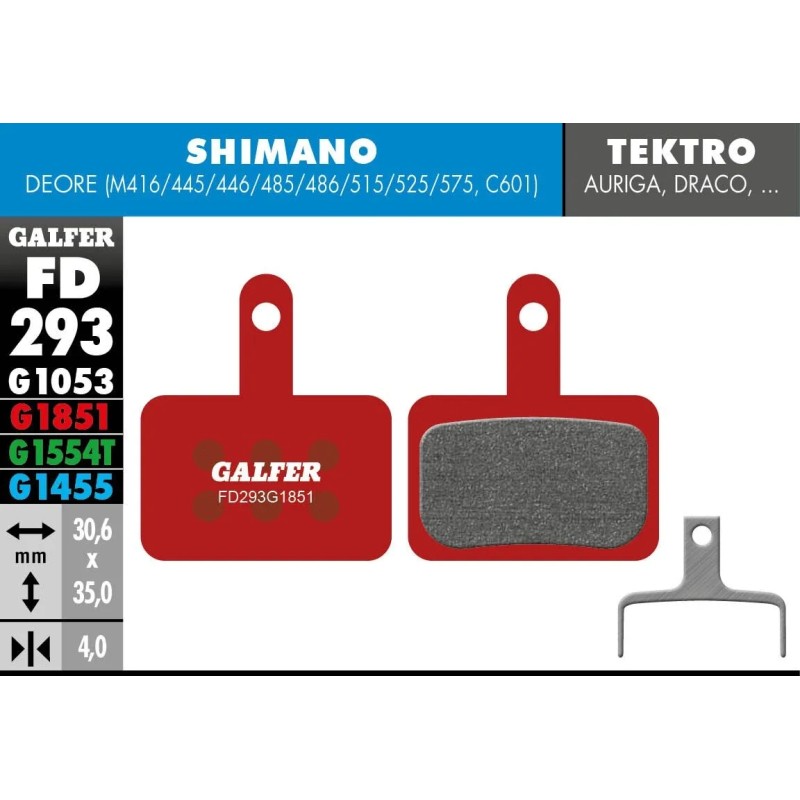 G1851 Advanced Brake Pads