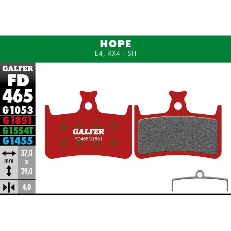 G1851 Advanced Brake Pads