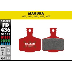 G1851 Advanced Brake Pads