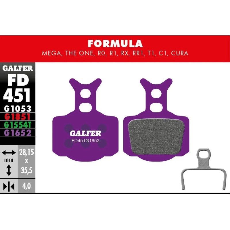 G1652 E-Bike Brake Pads