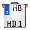 All-in-One 2.0 License Plate Holder w  LED Plate Lights, Brake and Rear Lights