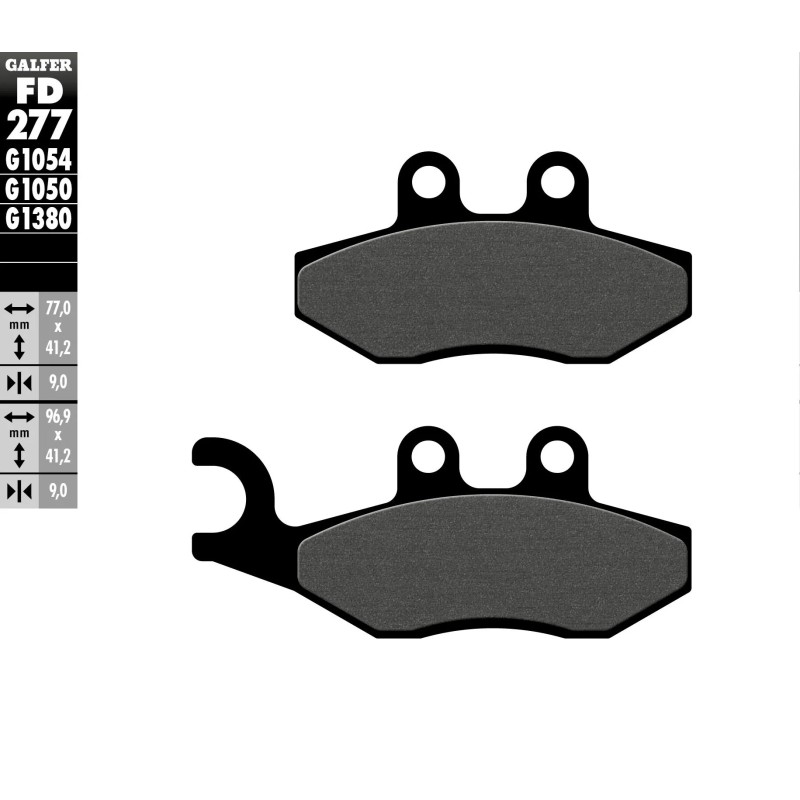 Semi-Metallic Brake Pads