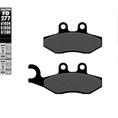 Semi-Metallic Brake Pads