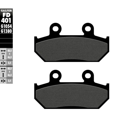 Semi-Metallic Brake Pads