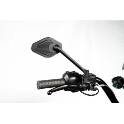 Rétroviseur réglable tige longue (18 cm) Black Edition