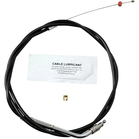 Black Vinyl Throttle Idle Cable