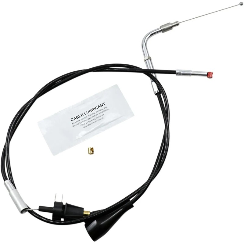 Black Vinyl Throttle Idle Cable