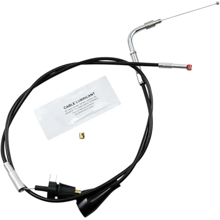 Black Vinyl Throttle Idle Cable