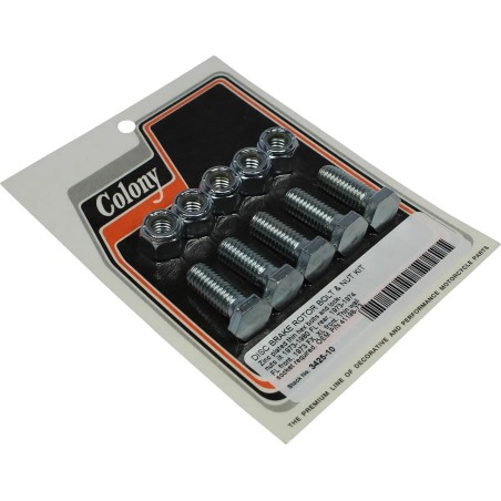 Disc Brake Rotor Bolt and Nut Kit