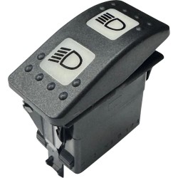 Non-Interrupting 3-Position Lighted Rocker Switch