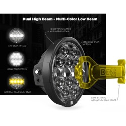D14 Destroyer LED Headlight - Universal Fit
