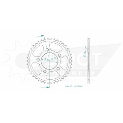 STANDARD SPROCKET REAR 525