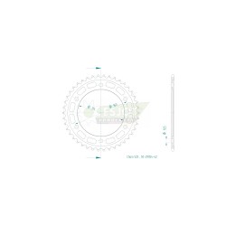 COURONNE ARRIÈRE STANDARD 525
