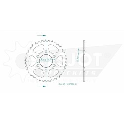 STANDARD SPROCKET REAR 525