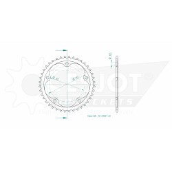 STANDARD SPROCKET REAR 525