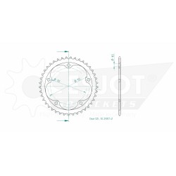 COURONNE ARRIÈRE STANDARD 525