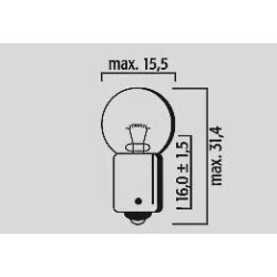 Replacement Bulb 12V 4W