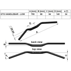 GT Oversize Low Handlebar