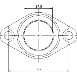 Carburetor Mounting Flange