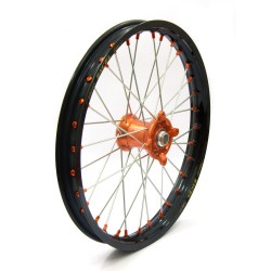 Elite MX-EN Wheel, silver spokes