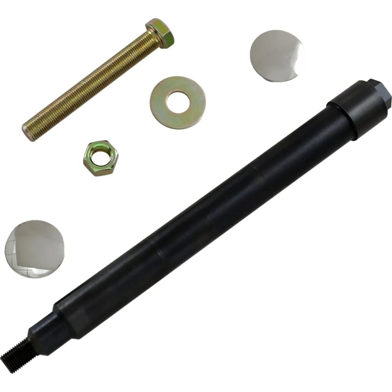 Axe de roue avant affleurant