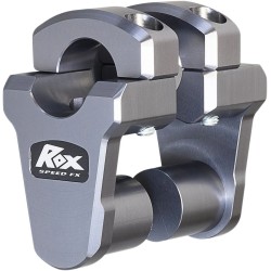 Rehausses de guidon pivotantes pour colliers de 1-1/8"