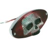 Red and Clear Skull Taillight