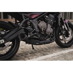 60 S Silencer Full Exhaust System, Collector with pre-silencer BOX in AISI 304 stainless steel