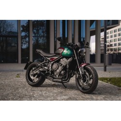 Système d'échappement complet 60'S Silencer, collecteur avec pré-silencieux BOX en acier inoxydable AISI 304