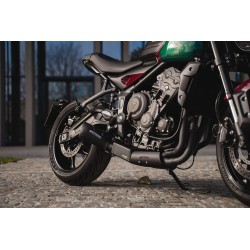 60 S Silencer Full Exhaust System, Collector with pre-silencer BOX in AISI 304 stainless steel