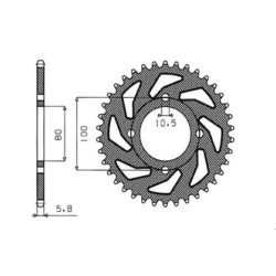 Steel Rear Sprocket