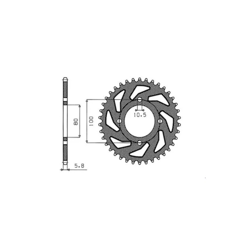 Steel Rear Sprocket