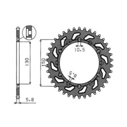 Steel Rear Sprocket