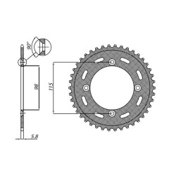 Steel Rear Sprocket