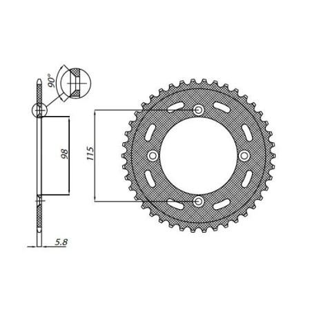 Steel Rear Sprocket
