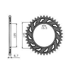 Steel Rear Sprocket