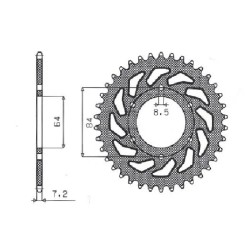 Steel Rear Sprocket